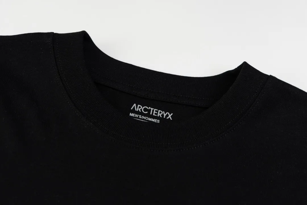 Quality Ayc Teryx （ 1） 2024FW T LOGO Premium 32s Same Style ：Black White Red Pink Size：XS S M L